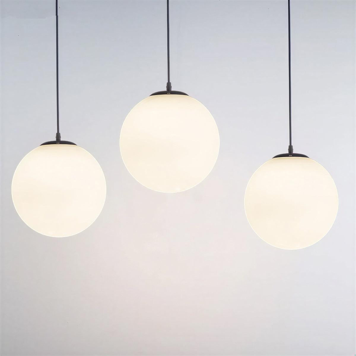 Modern Simple Globe Pendant Light for Restaurants