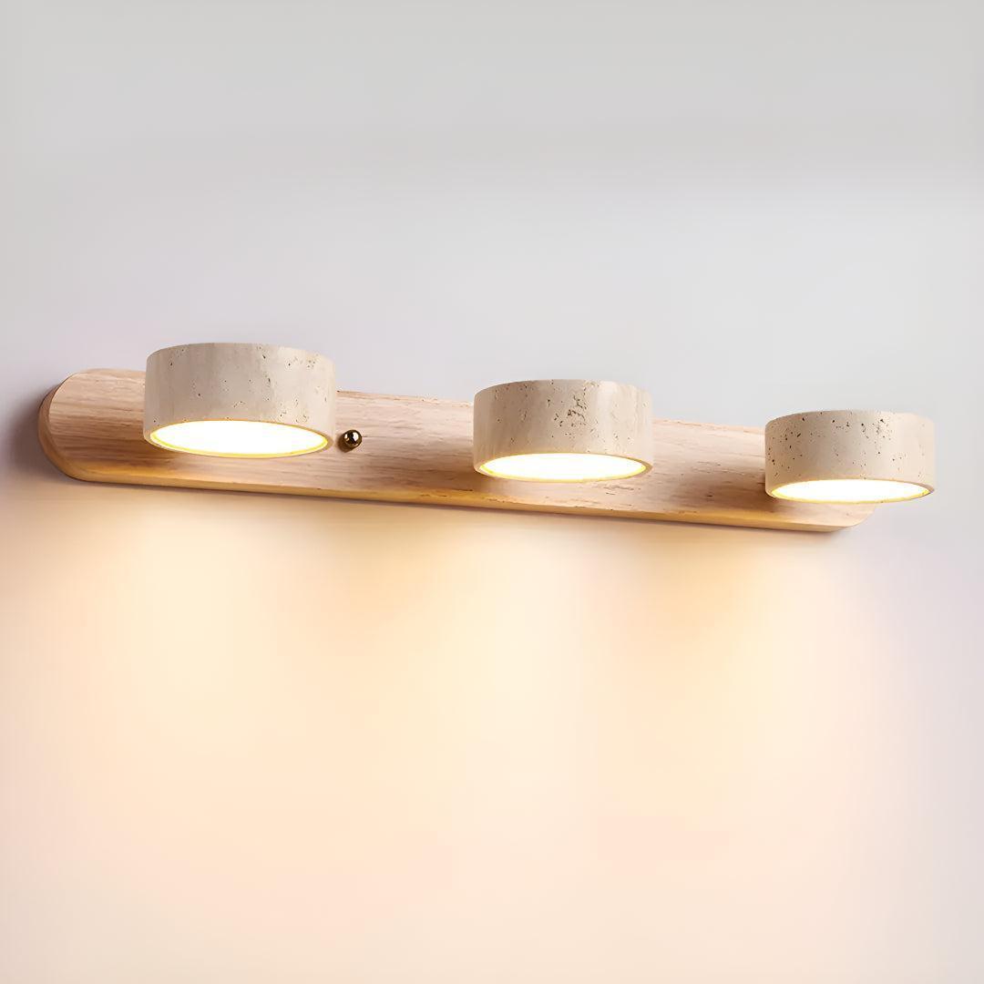 Modern Travertine Wall Sconce Light Fixture