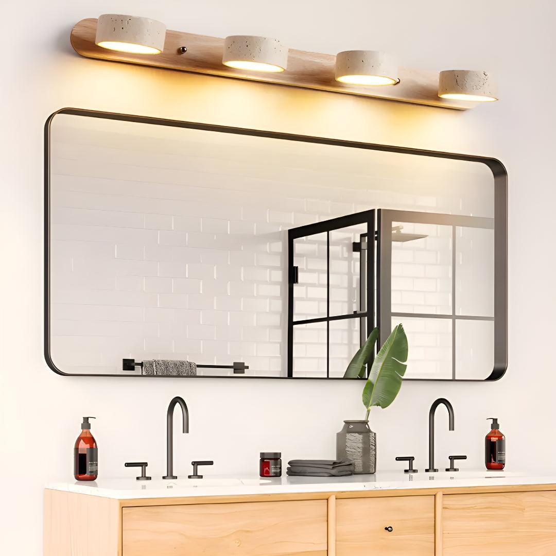 Modern Travertine Wall Sconce Light Fixture
