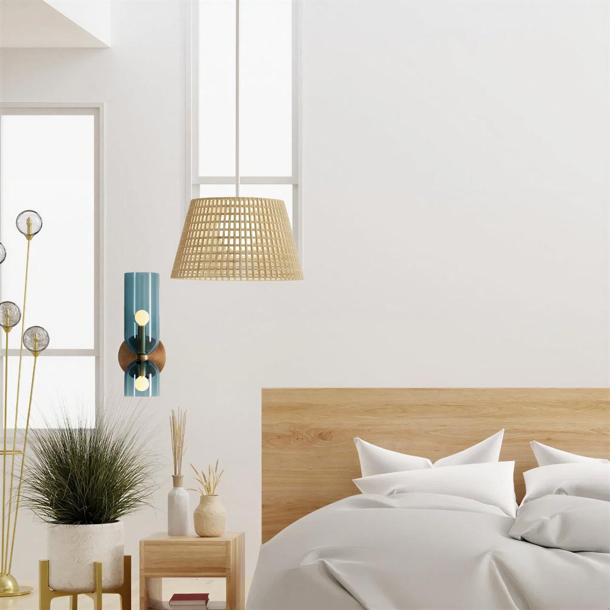 Modern Wall Sconce Light Fixture With Glass Shade