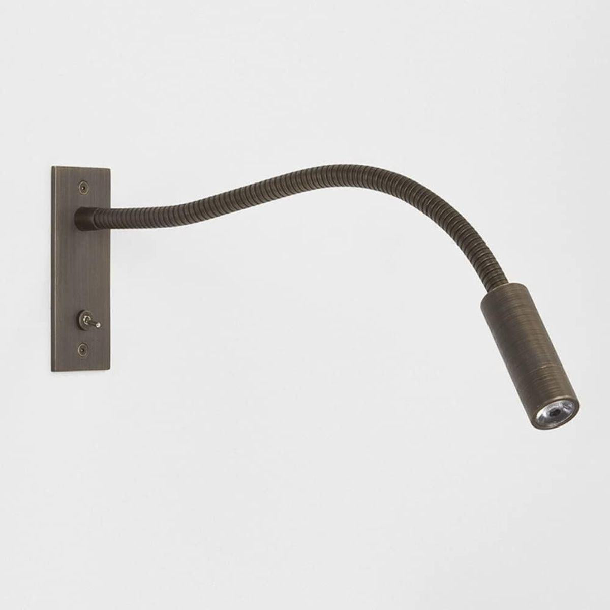 Modern Wall Sconce Lighting Fixture With Flexible Gooseneck For Reading