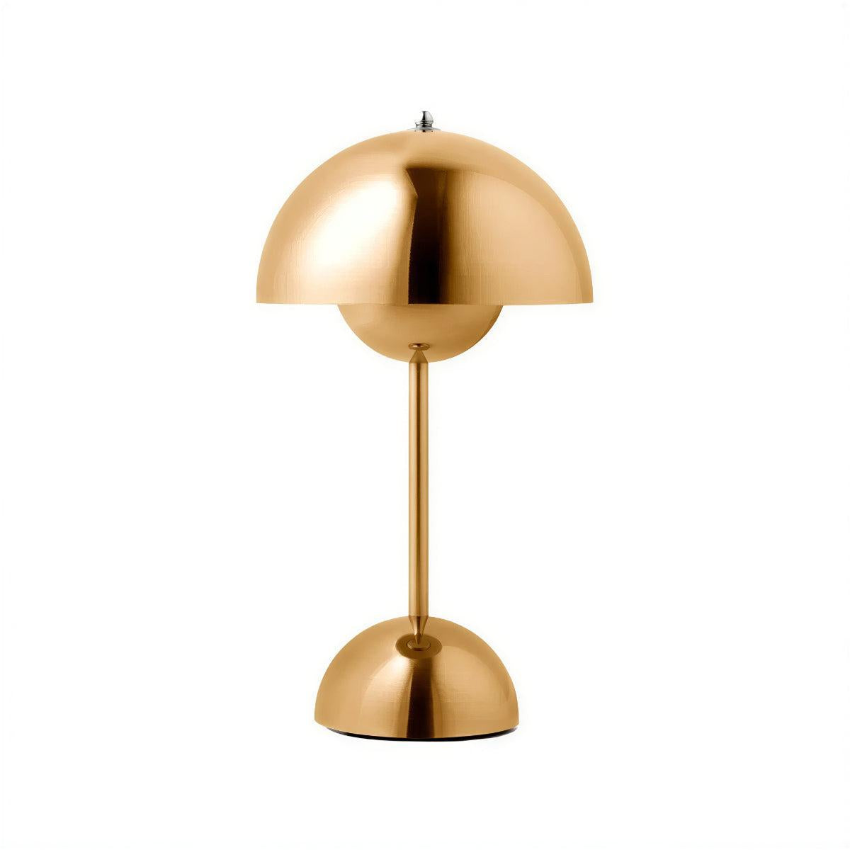 Mushroom Styled Cordless Table Lamp with Touch Control and Adjustable Brightness