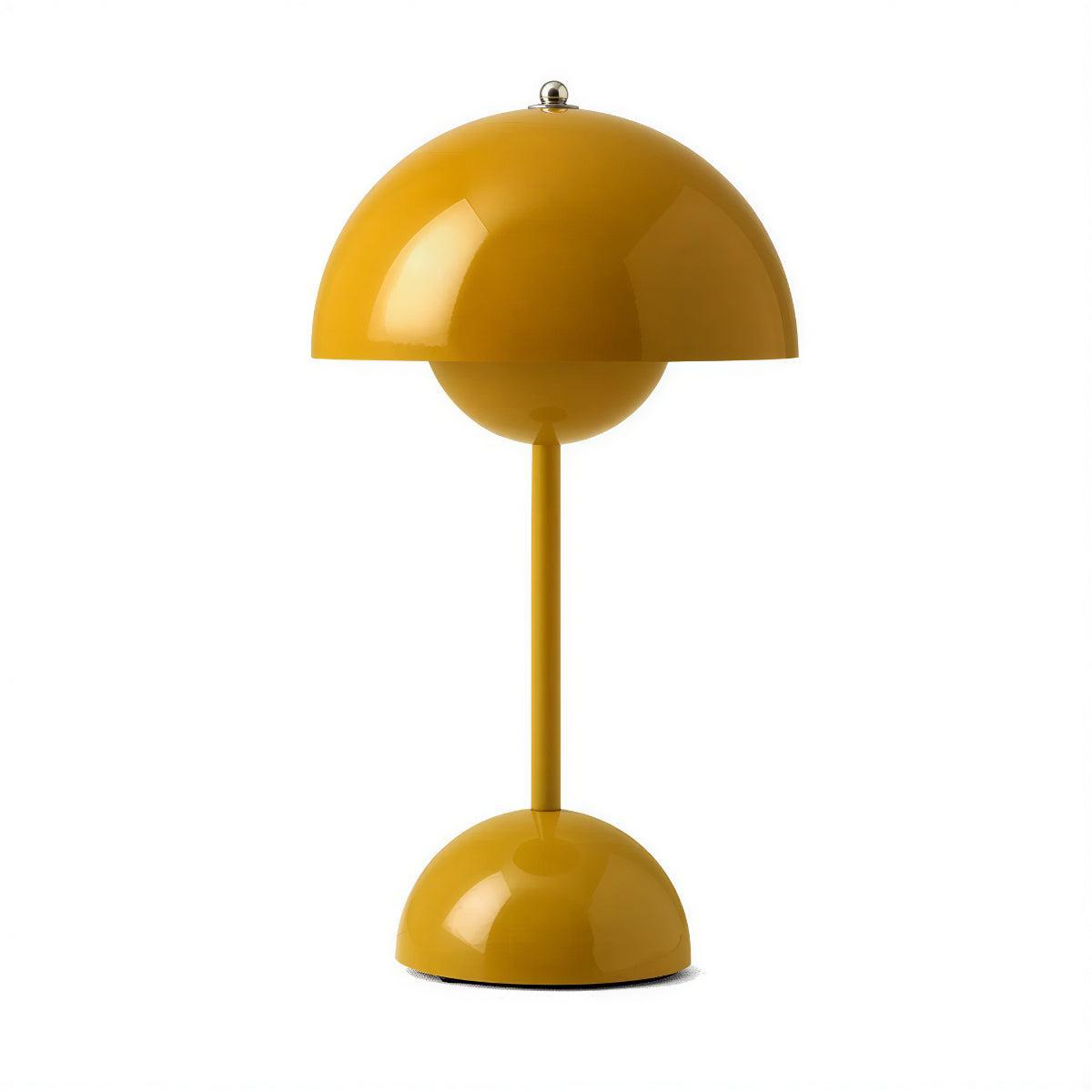 Mushroom Styled Cordless Table Lamp with Touch Control and Adjustable Brightness