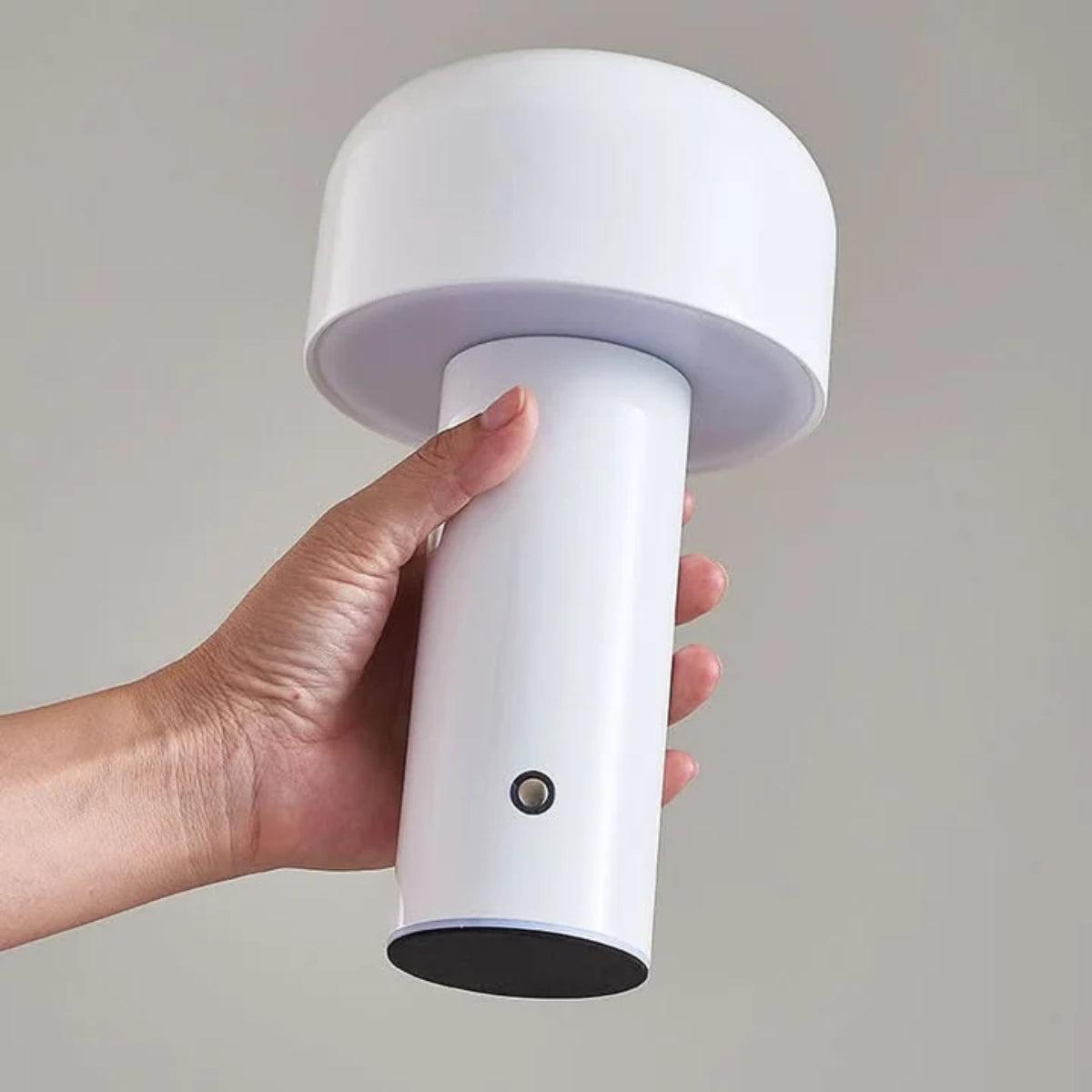 Mushroom Table Lamp With Cordless Rechargeable Design