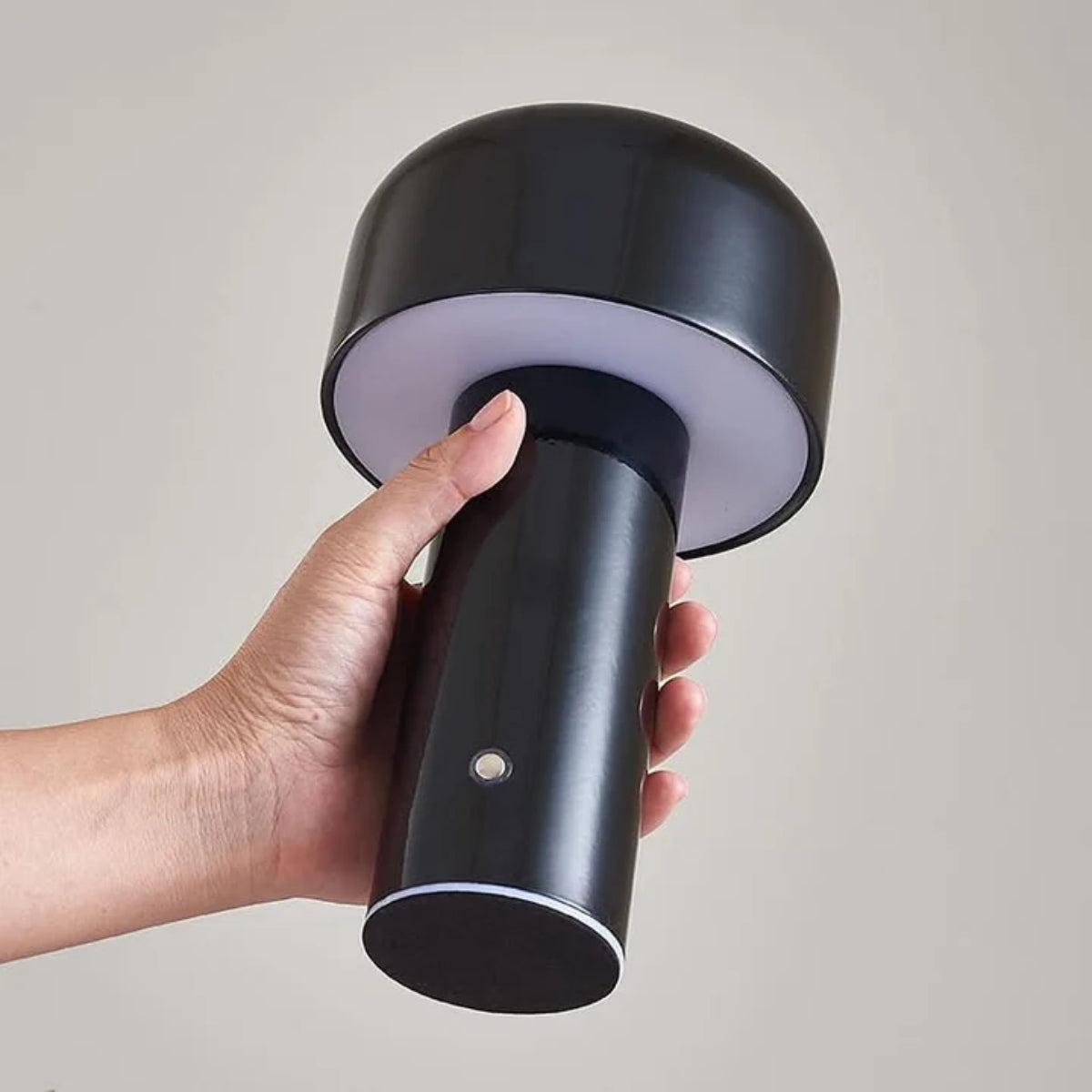 Mushroom Table Lamp With Cordless Rechargeable Design