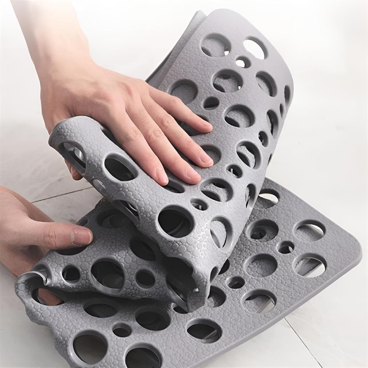 Non Slip Bathroom Mat With Suction Cup And Quick Drying Drainage