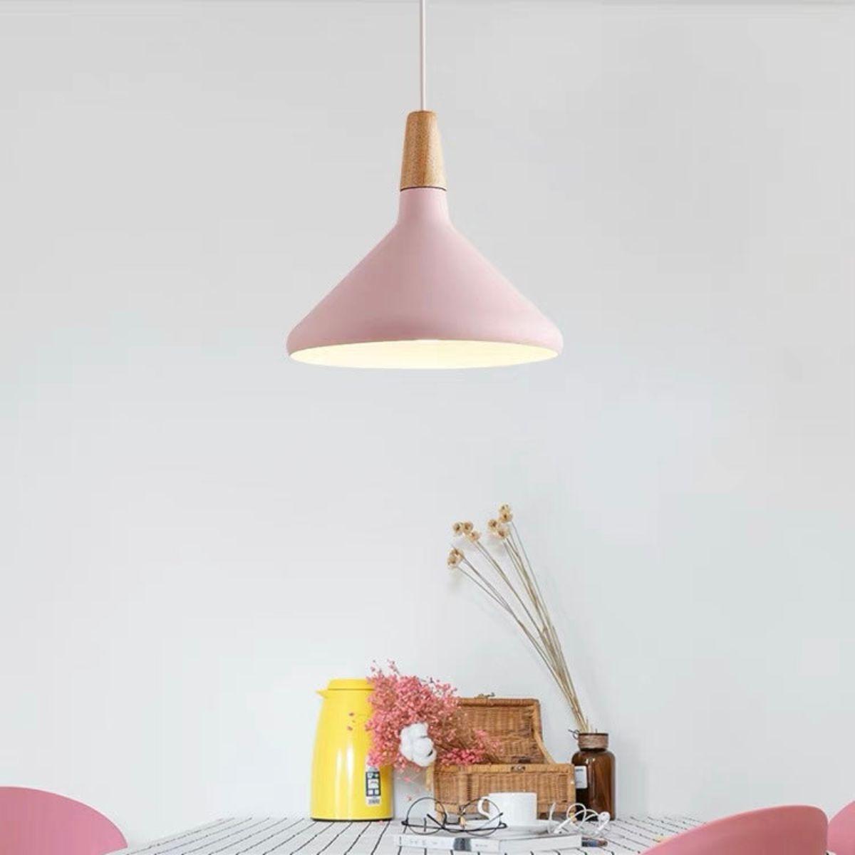 Nordic Creative Wooden Pendant Light for Dining Room and Kitchen