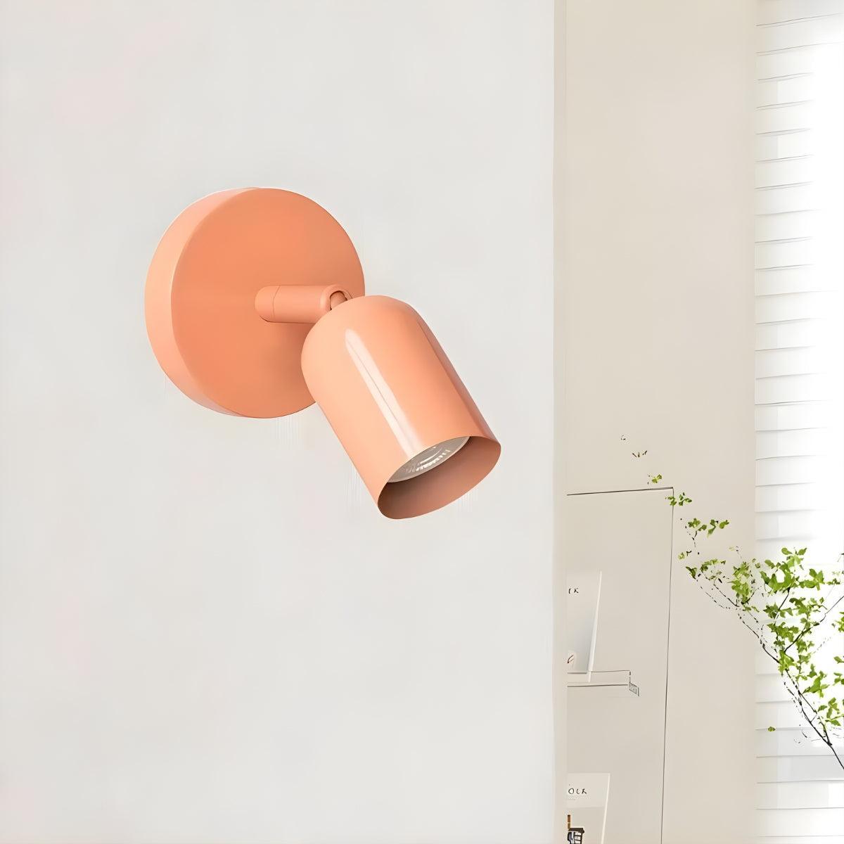 Nordic Wall Sconce Light With Adjustable Lamp Head For Reading