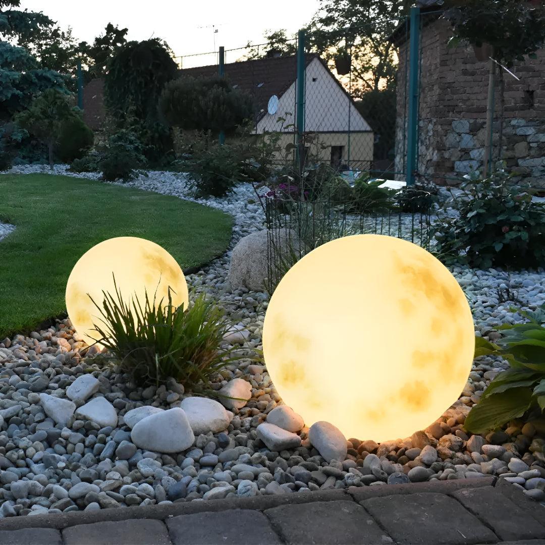 Outdoor Garden Light Moon Lamp With USB Rechargeable LED