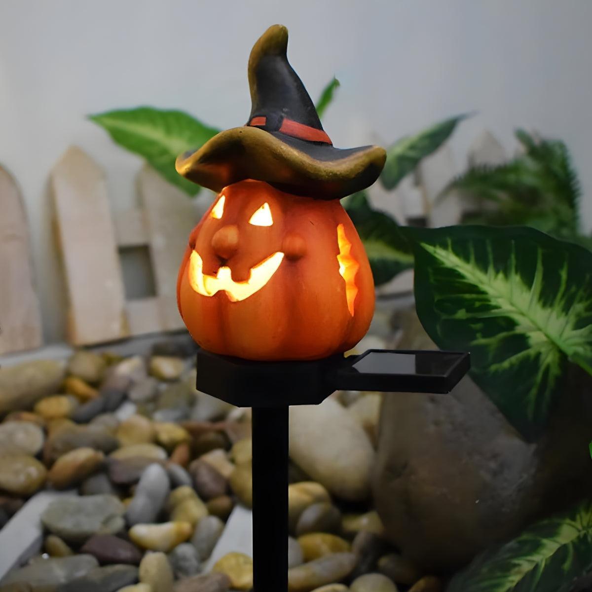 Outdoor Halloween Pumpkin Decorations Solar Pathway Lights