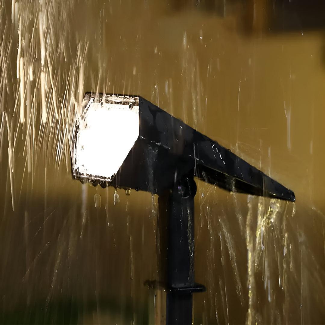 Outdoor Solar Landscape Light with Adjustable LED Spotlights