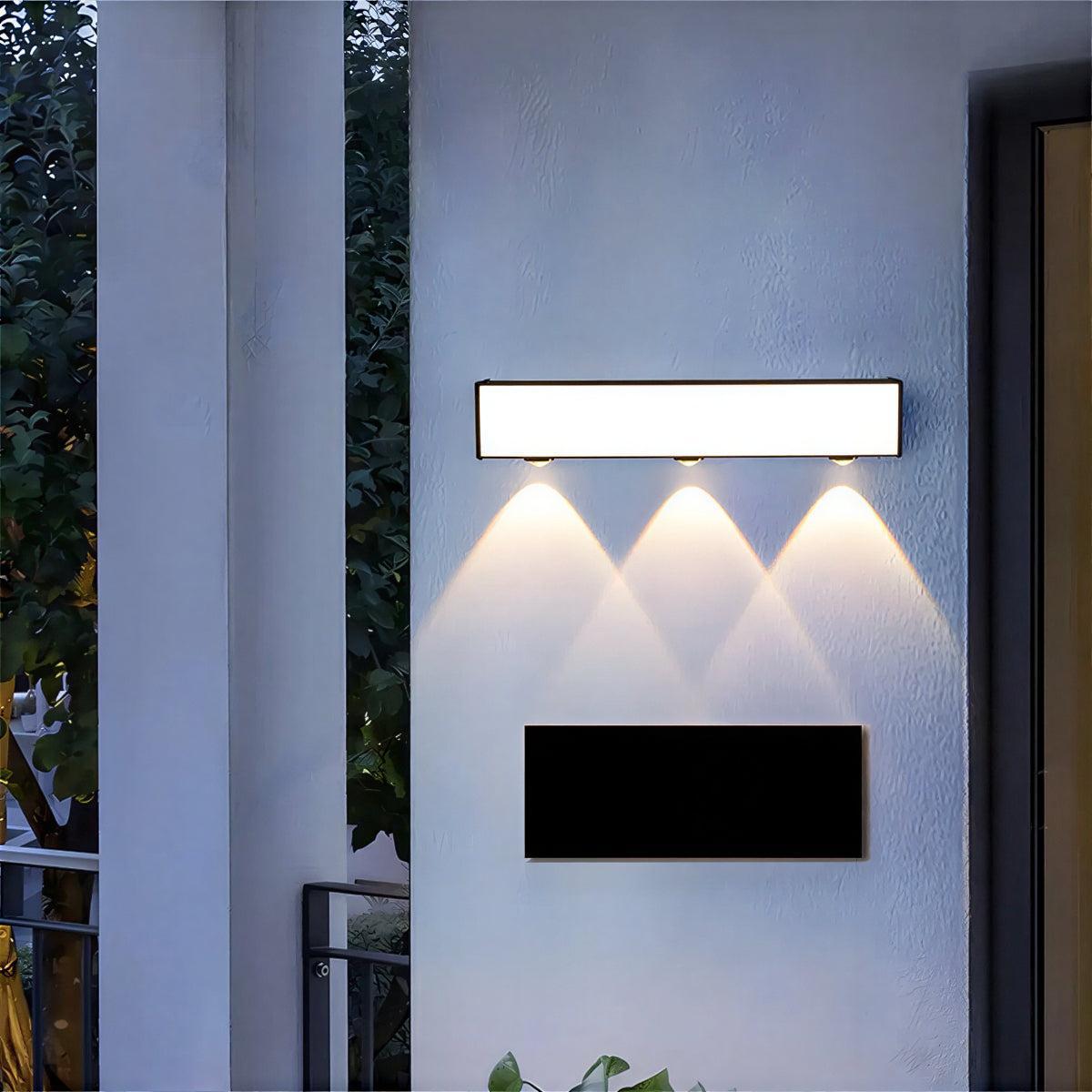 Outdoor Wall Light Bar for Porch or Patio or Garden Lighting
