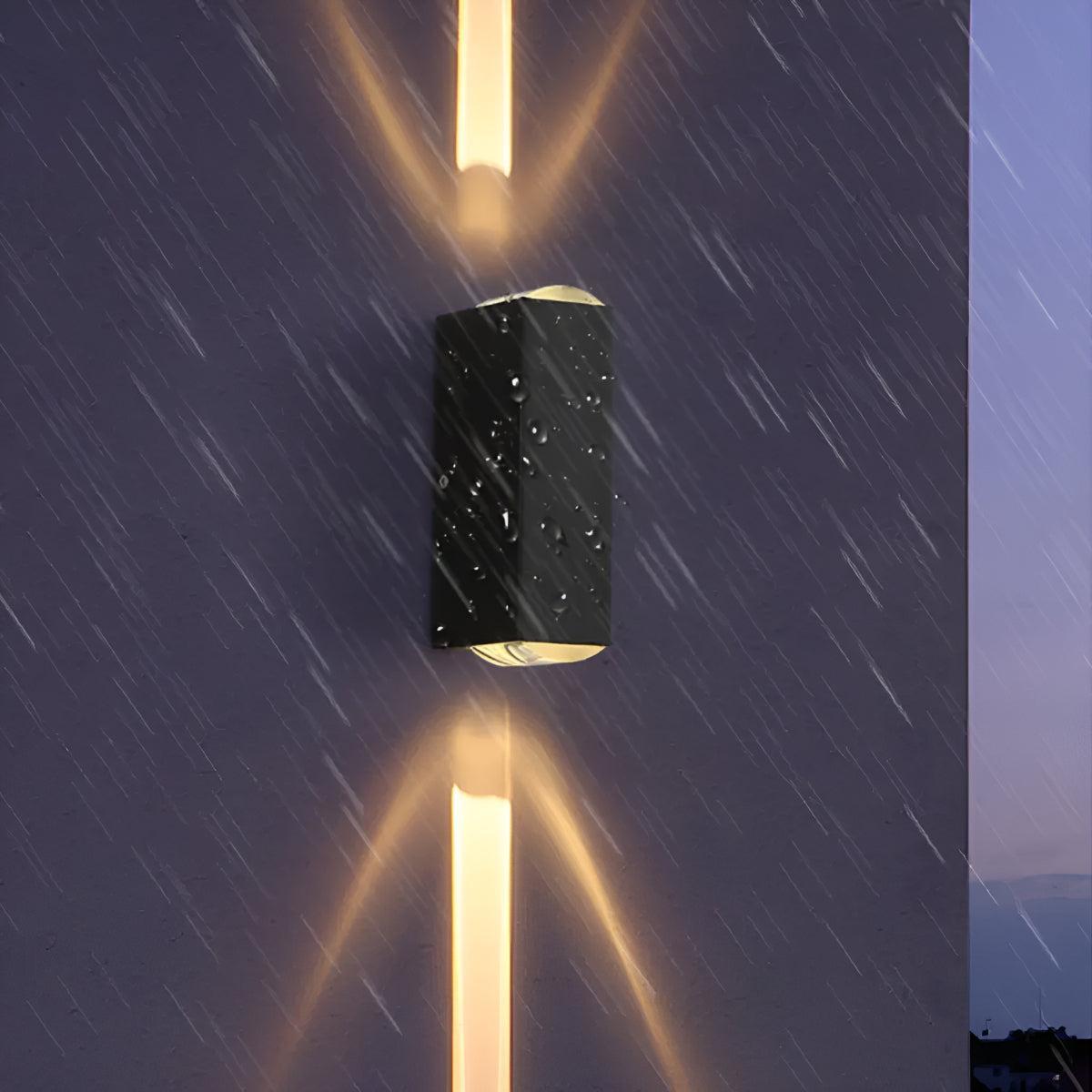 Outdoor Wall Light Up Down with Spotlight Fixture