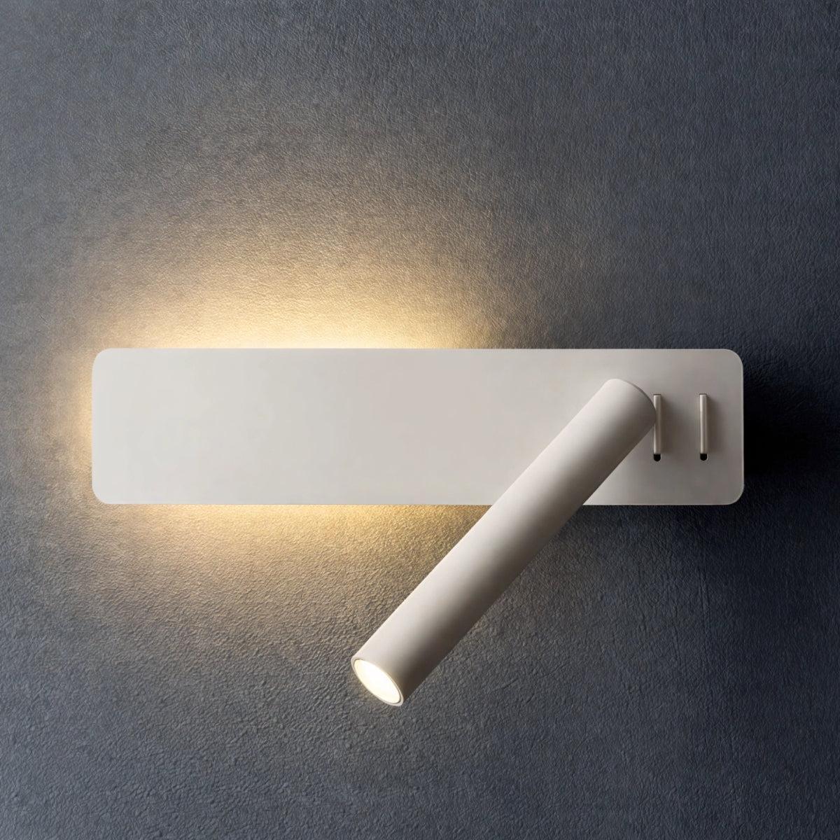 Reading Wall Mounted Light With Adjustable Integrated Focused Beam