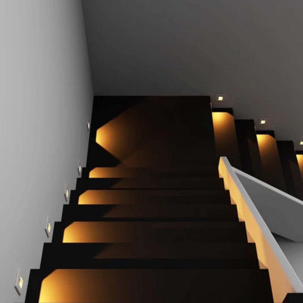 Recessed Minimalist LED Wall Light With For Hallway Or Staircase
