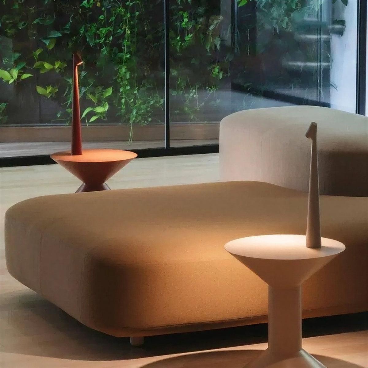 Rechargeable Cordless Modern Table Lamp With Ambient Light