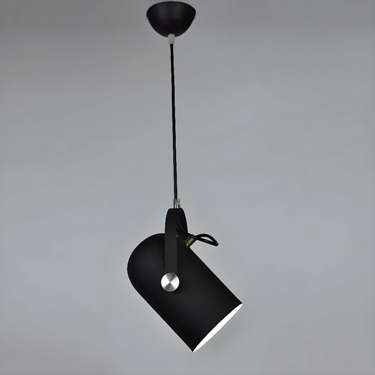Scandinavian Pendant Ceiling Light With Hanging Adjustable Swivel Shade