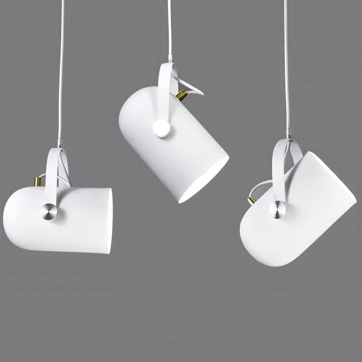 Scandinavian Pendant Ceiling Light With Hanging Adjustable Swivel Shade