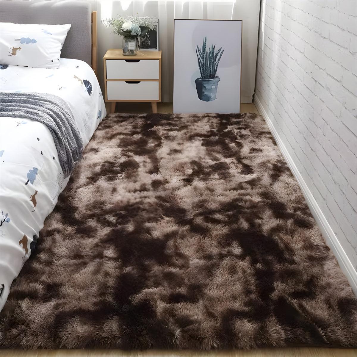 Soft Plush Carpet Rug With Non Slip Grip