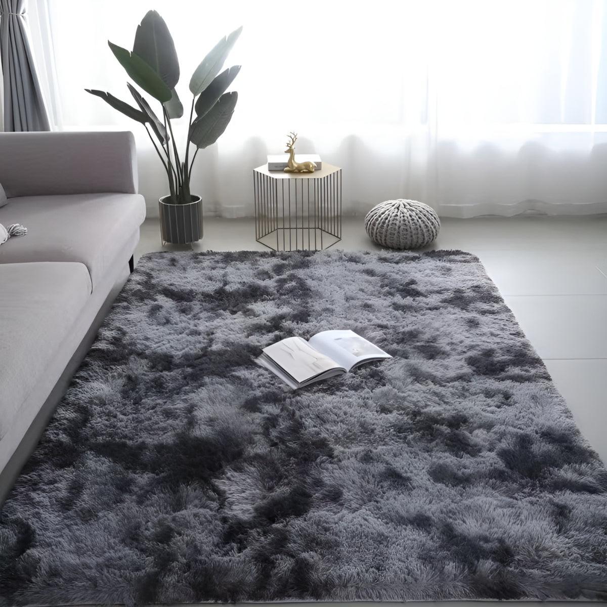 Soft Plush Carpet Rug With Non Slip Grip