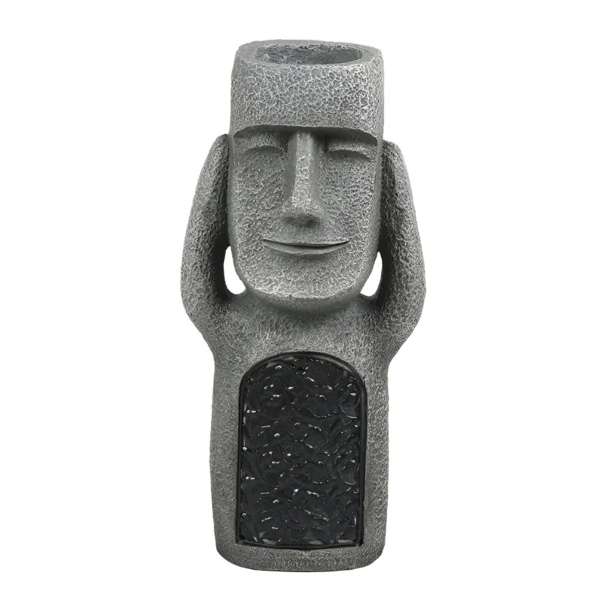 Solar Powered Easter Island Statue Yard Lights For Outdoor Gardens