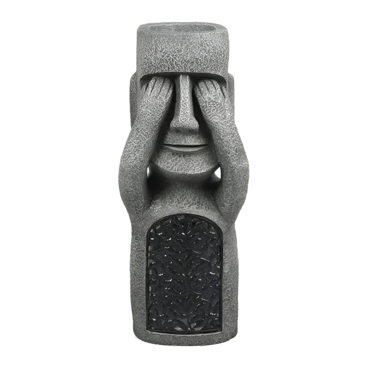 Solar Powered Easter Island Statue Yard Lights For Outdoor Gardens