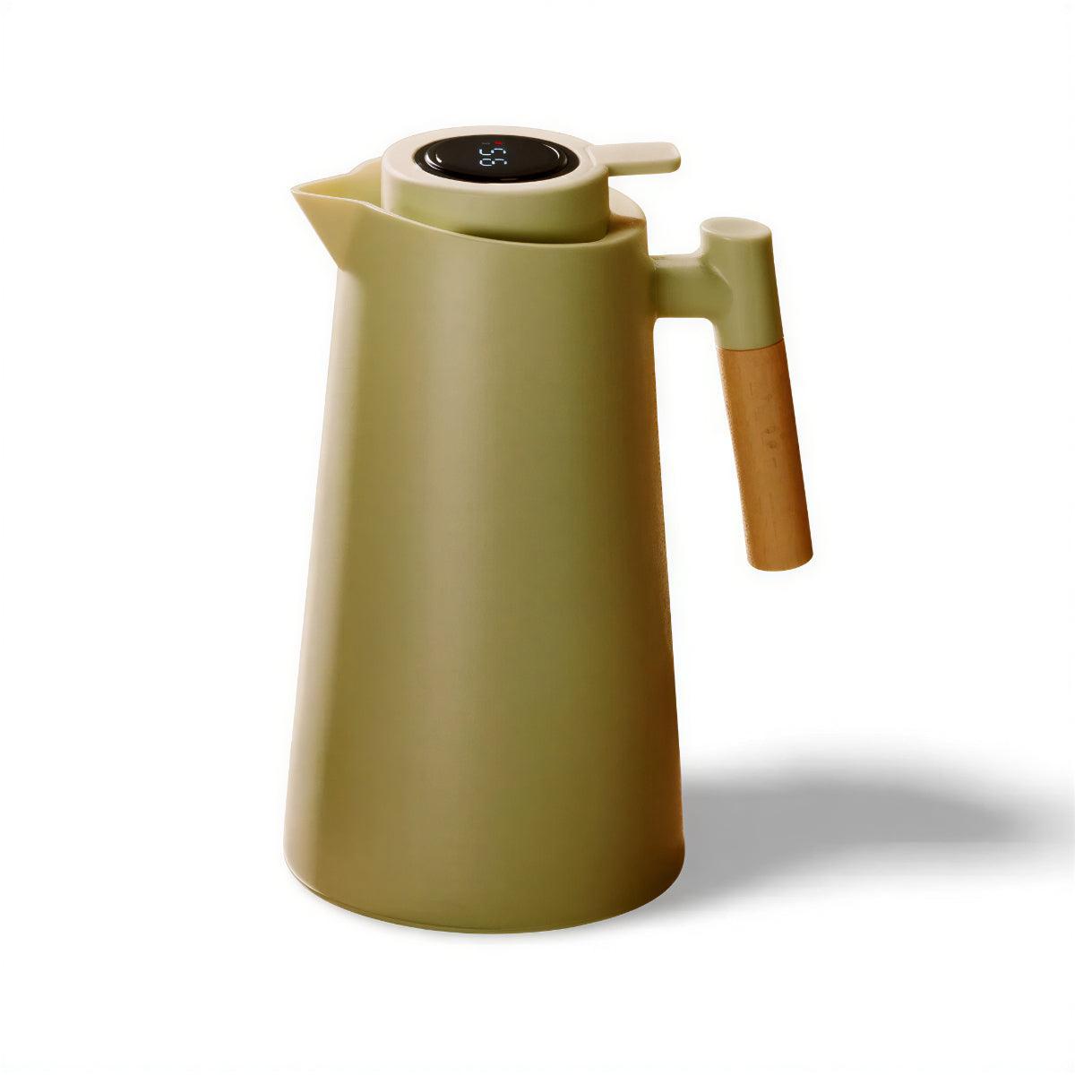 Thermal Insulated Temperature Controlled Jug With Temperature Display Lid