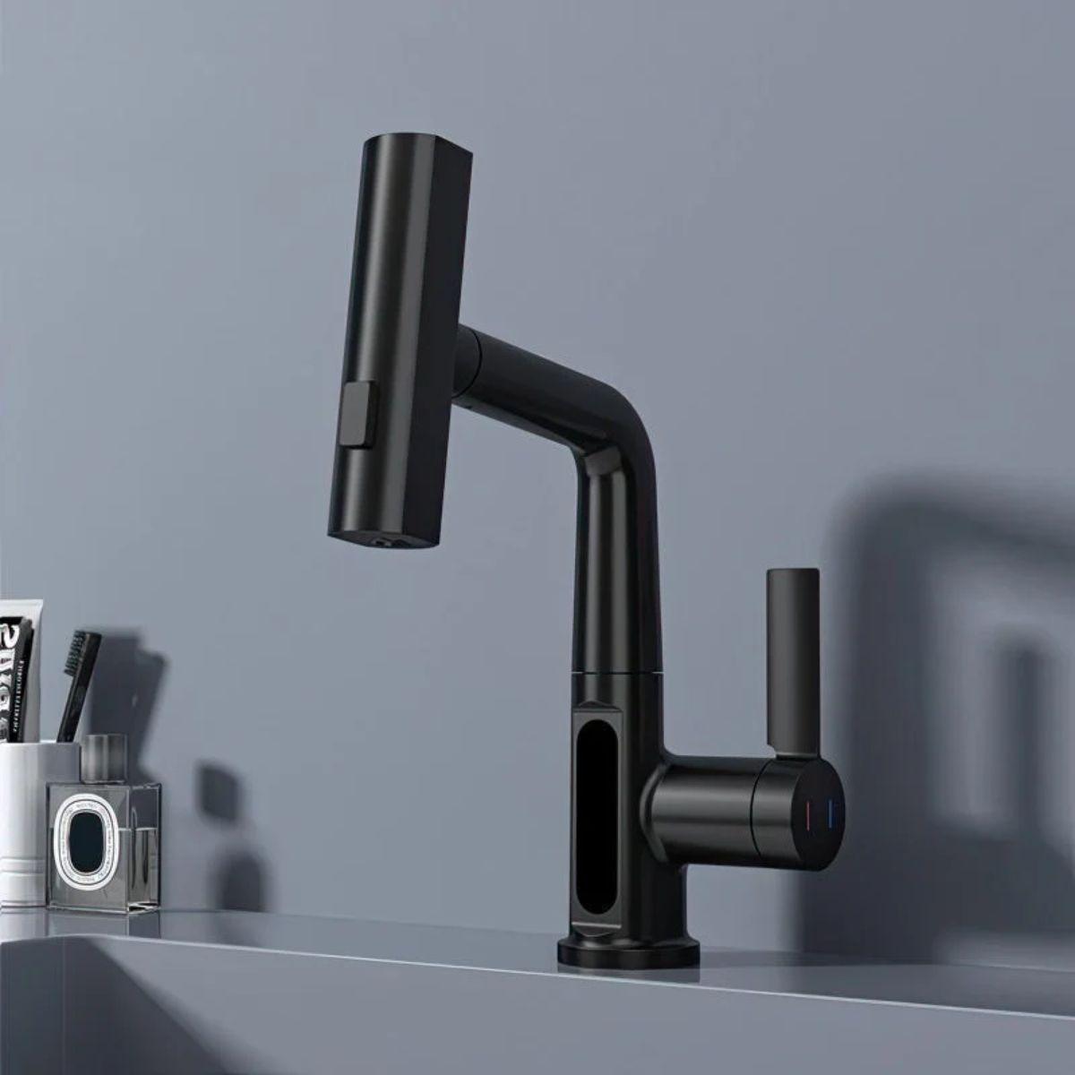 Touch Sensor Kitchen Faucet With Temperature Display