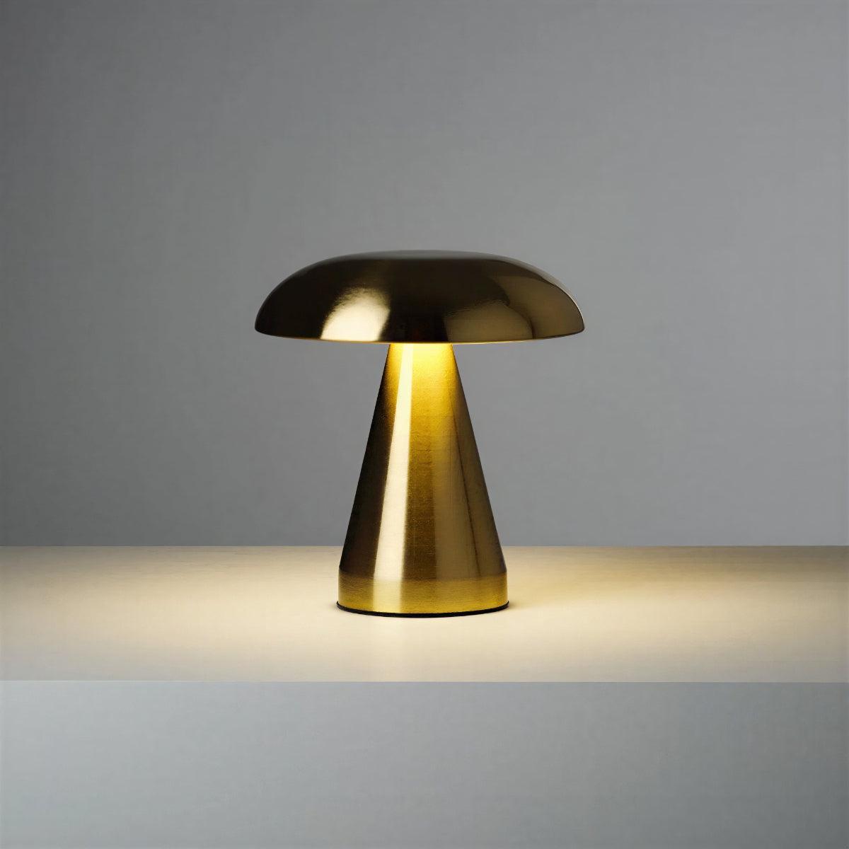 Vintage Mushroom Styled Table Lamp With Warm Illumination