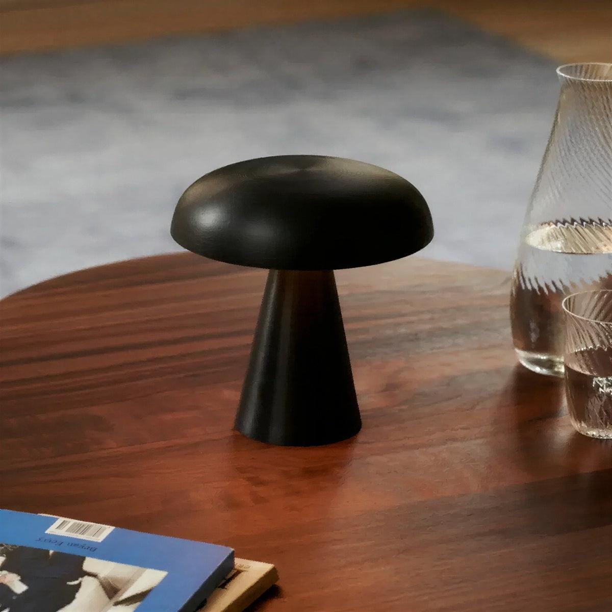 Vintage Mushroom Styled Table Lamp With Warm Illumination