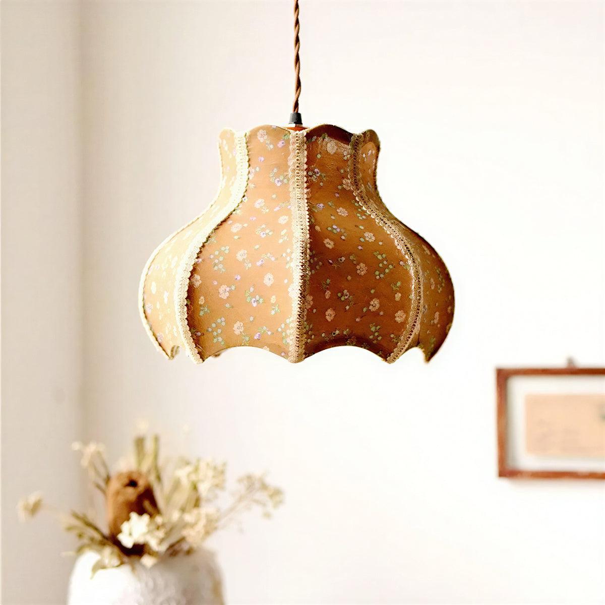Vintage Pendant Lighting with Artistic Decorative Pattern Shade