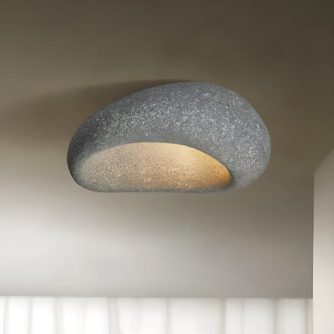 Wabi Sabi Flush Mount Ceiling Light for Modern Minimalist Spaces