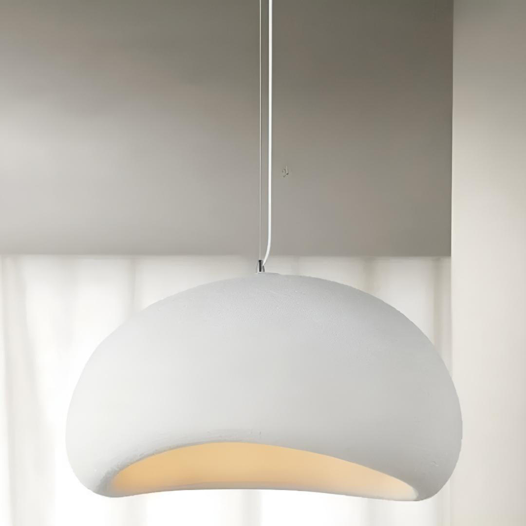 Wabi Sabi Pendant Light with Modern Hanging Lamp and LED Glow