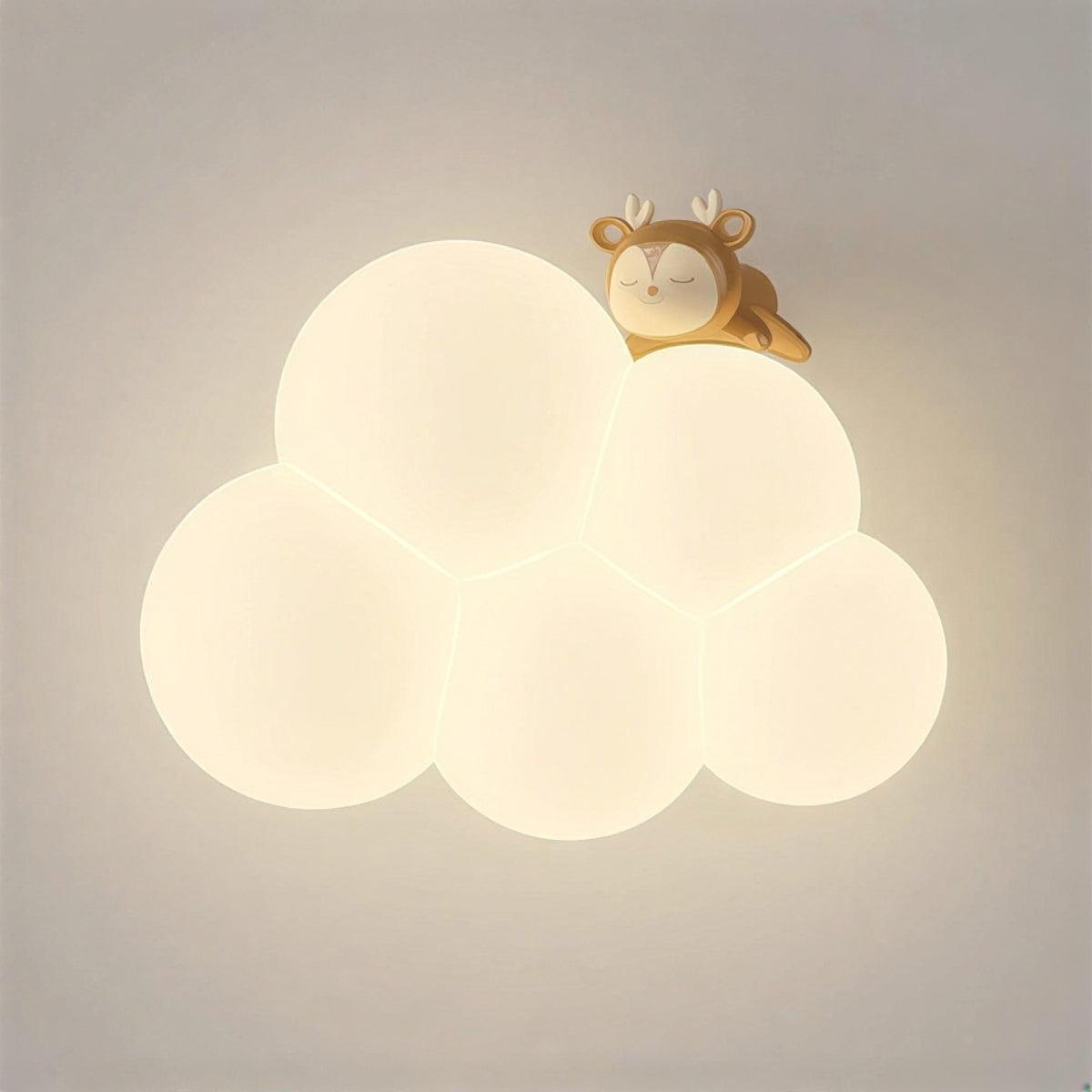 Wall Lamp With Cute Decorative Cloud Design For Atmospheric Lighting