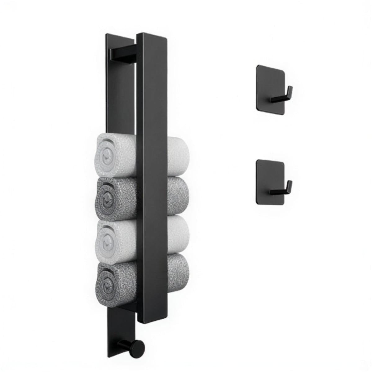 Wall Mounted Towel Rack With Adhesive Backing For Bathroom
