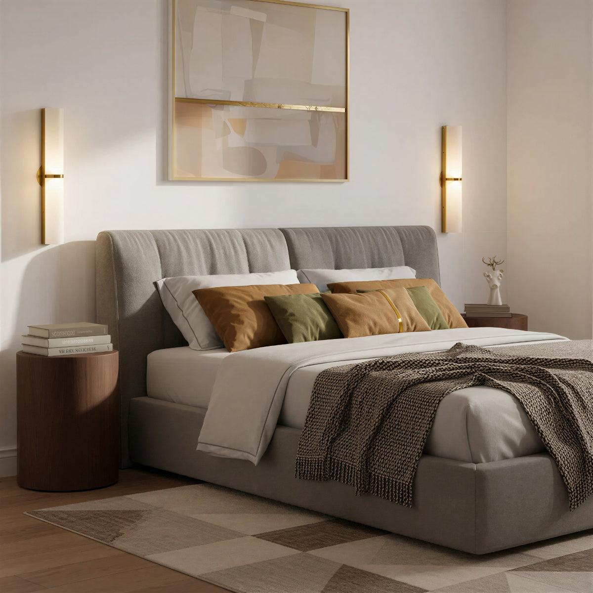 Wall Sconce Light Fixture With Modern Dual Tube Design