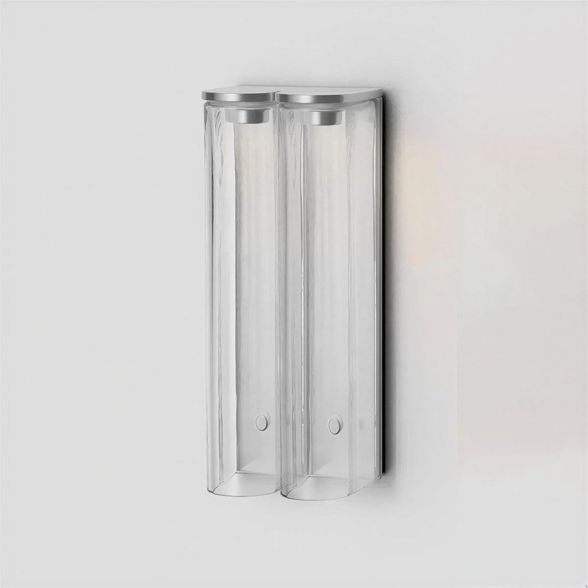 Wall Sconce Light Fixture With Modern Dual Tube Design
