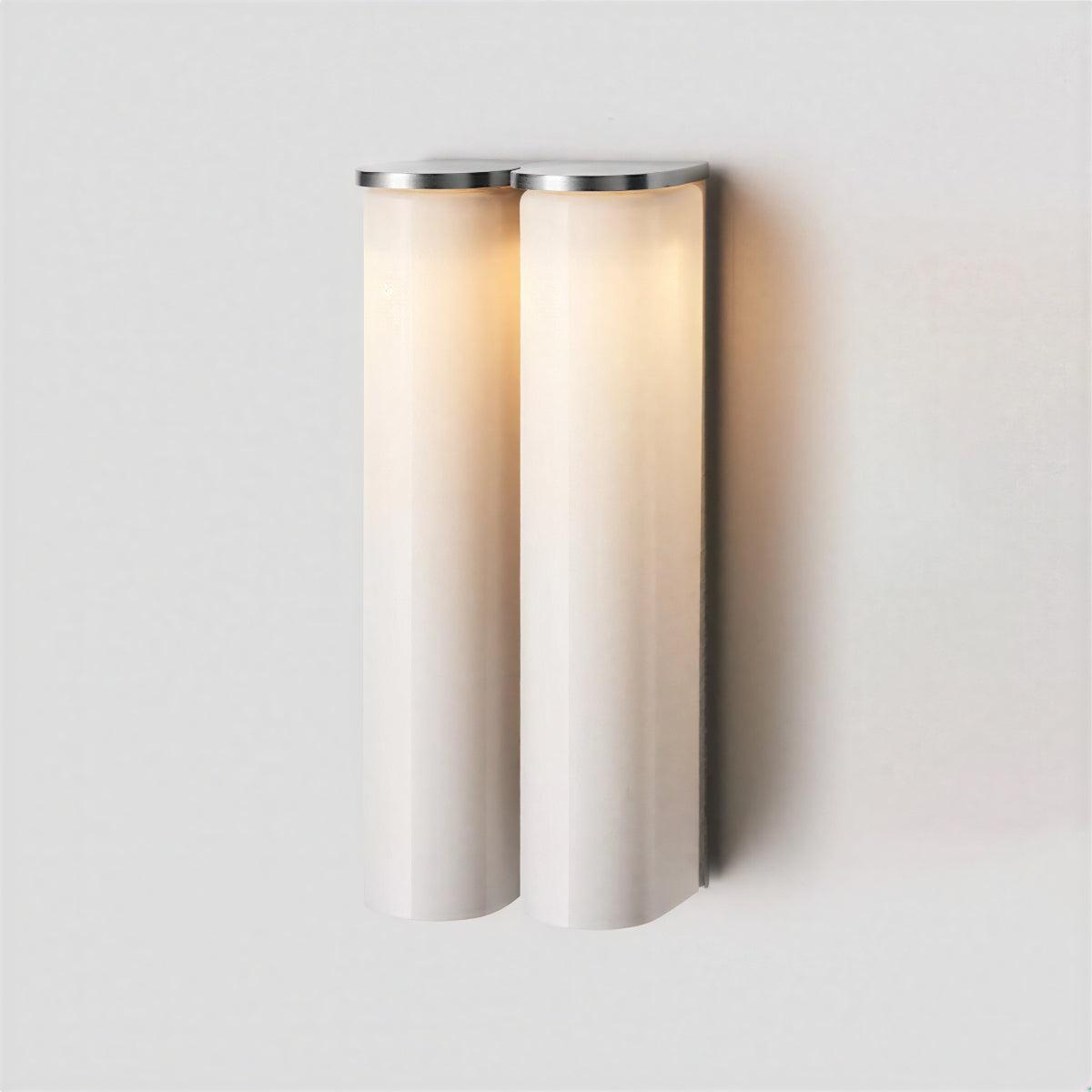 Wall Sconce Light Fixture With Modern Dual Tube Design