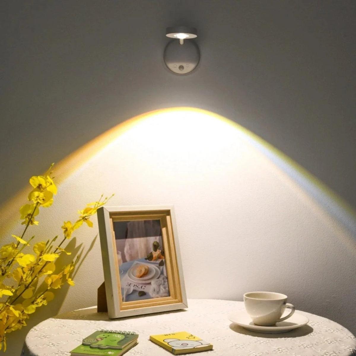 Wall Sconce With Motion Sensor And Adhesive Mounting