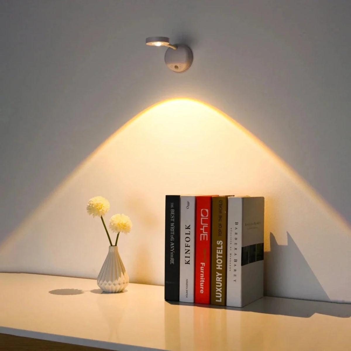 Wall Sconce With Motion Sensor And Adhesive Mounting