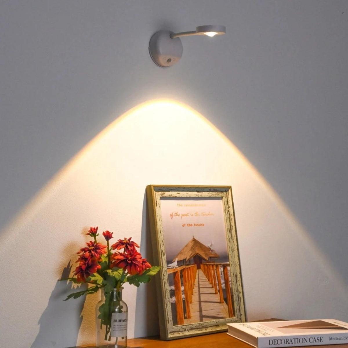 Wall Sconce With Motion Sensor And Adhesive Mounting