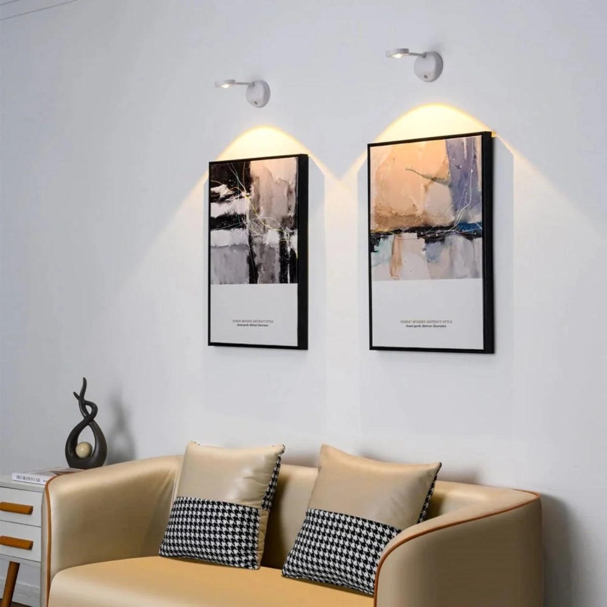 Wall Sconce With Motion Sensor And Adhesive Mounting
