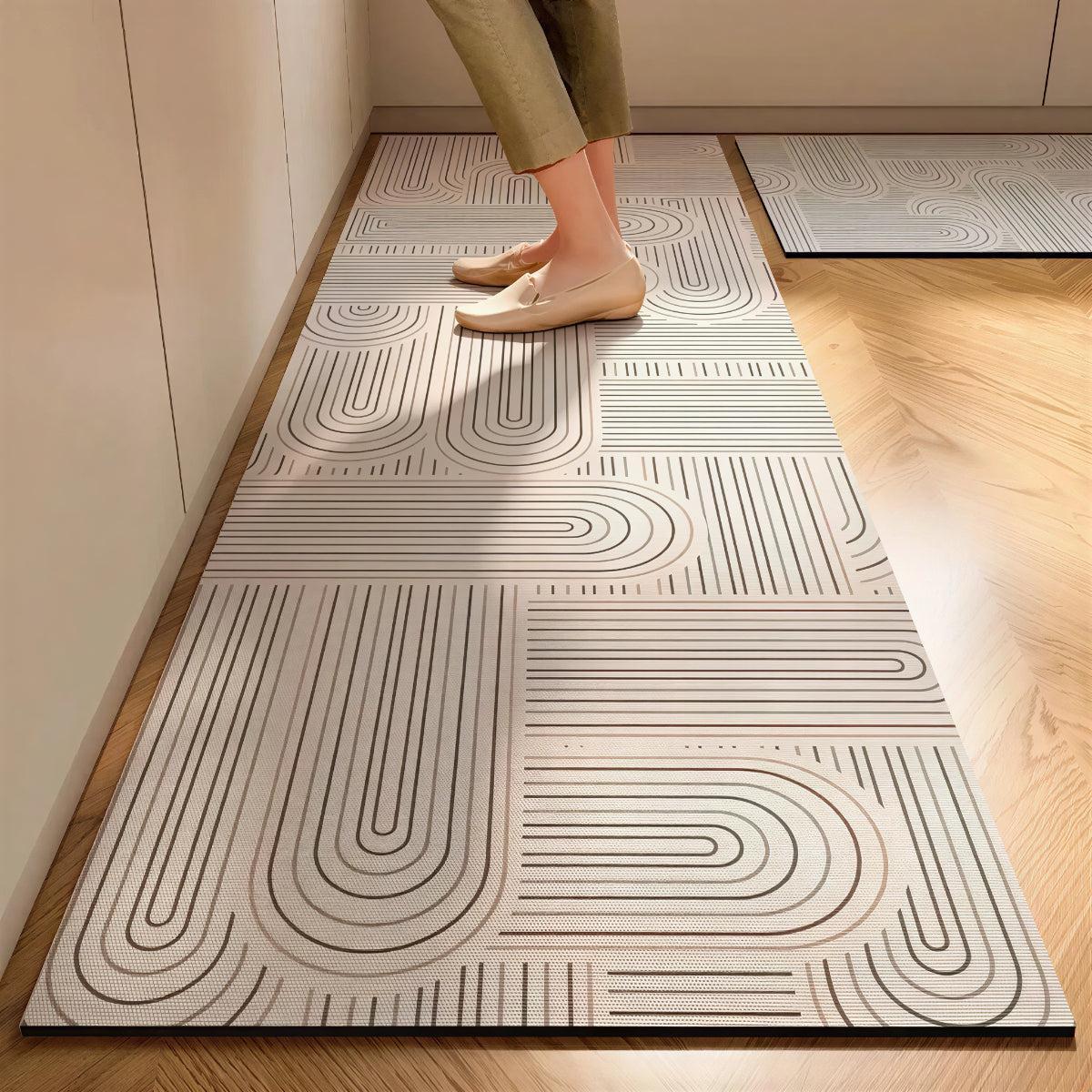 Washable Kitchen Runner Mat Rug With Non Slip Backing