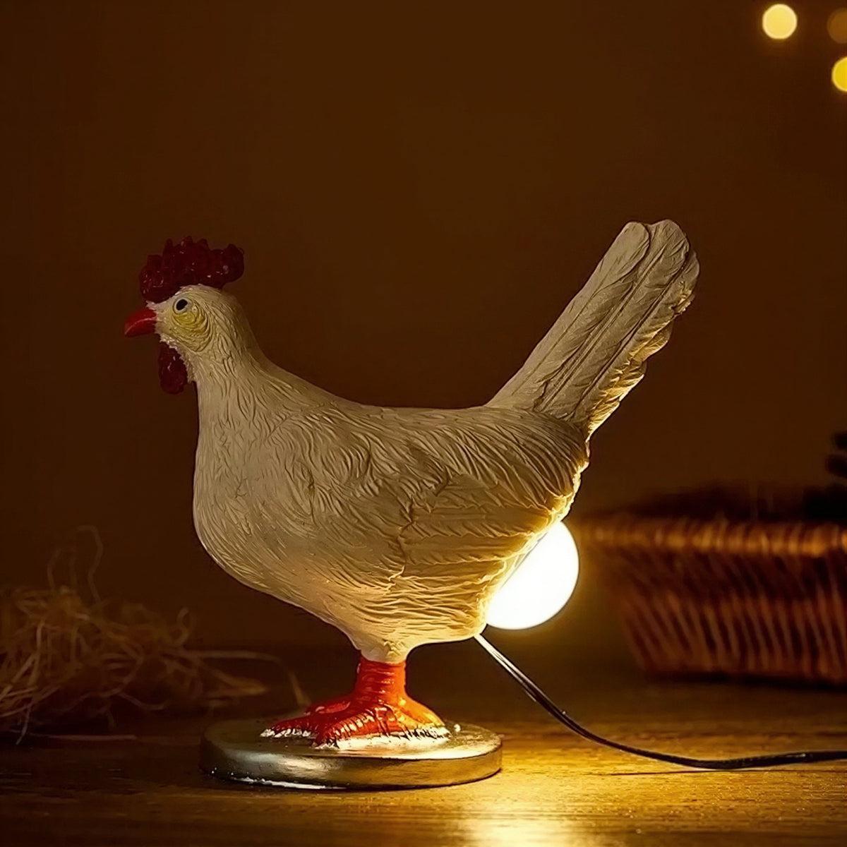 3D Decorative Chicken Night Light Desk Lamp