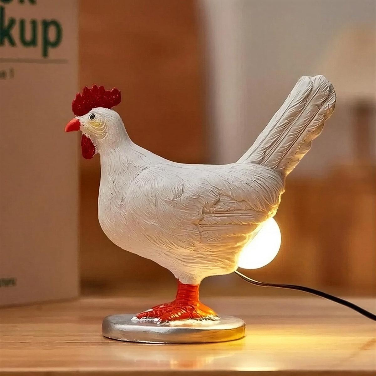3D Decorative Chicken Night Light Desk Lamp