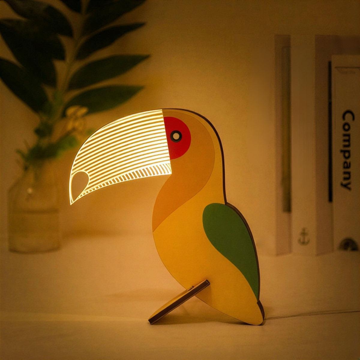Animal Table Lamp For Childrens Nursery Bedroom Lighting