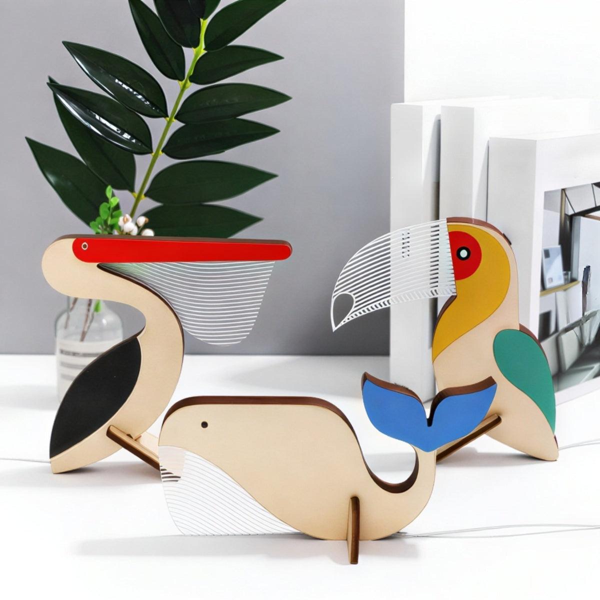 Animal Table Lamp For Childrens Nursery Bedroom Lighting