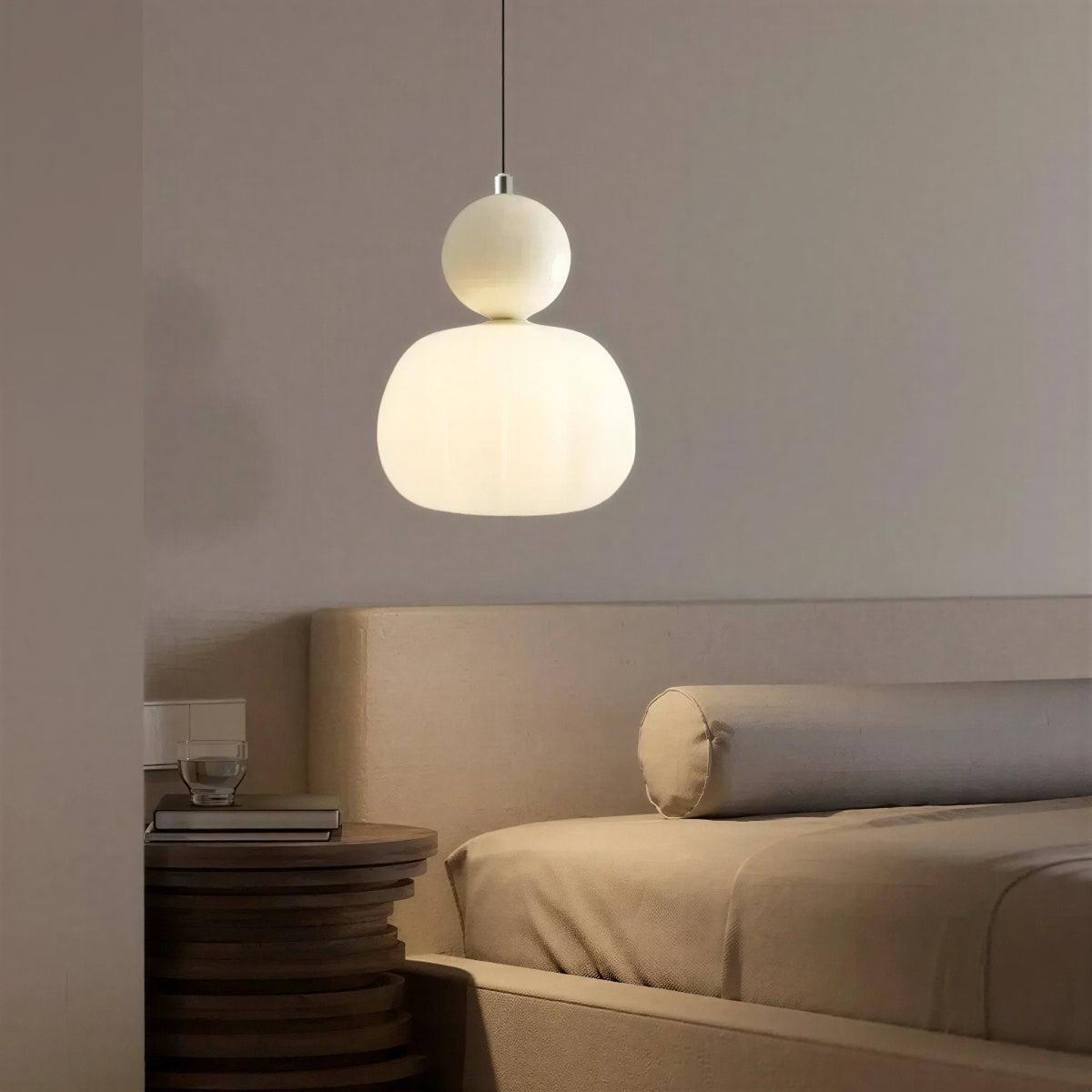 Art Deco Pendant Lighting With Sculpted Shade Design