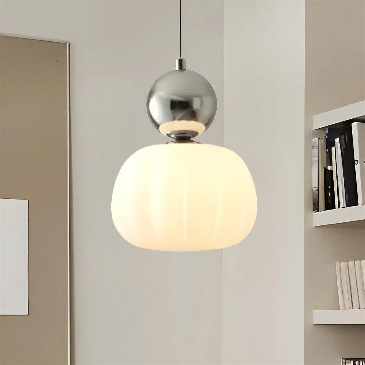 Art Deco Pendant Lighting With Sculpted Shade Design