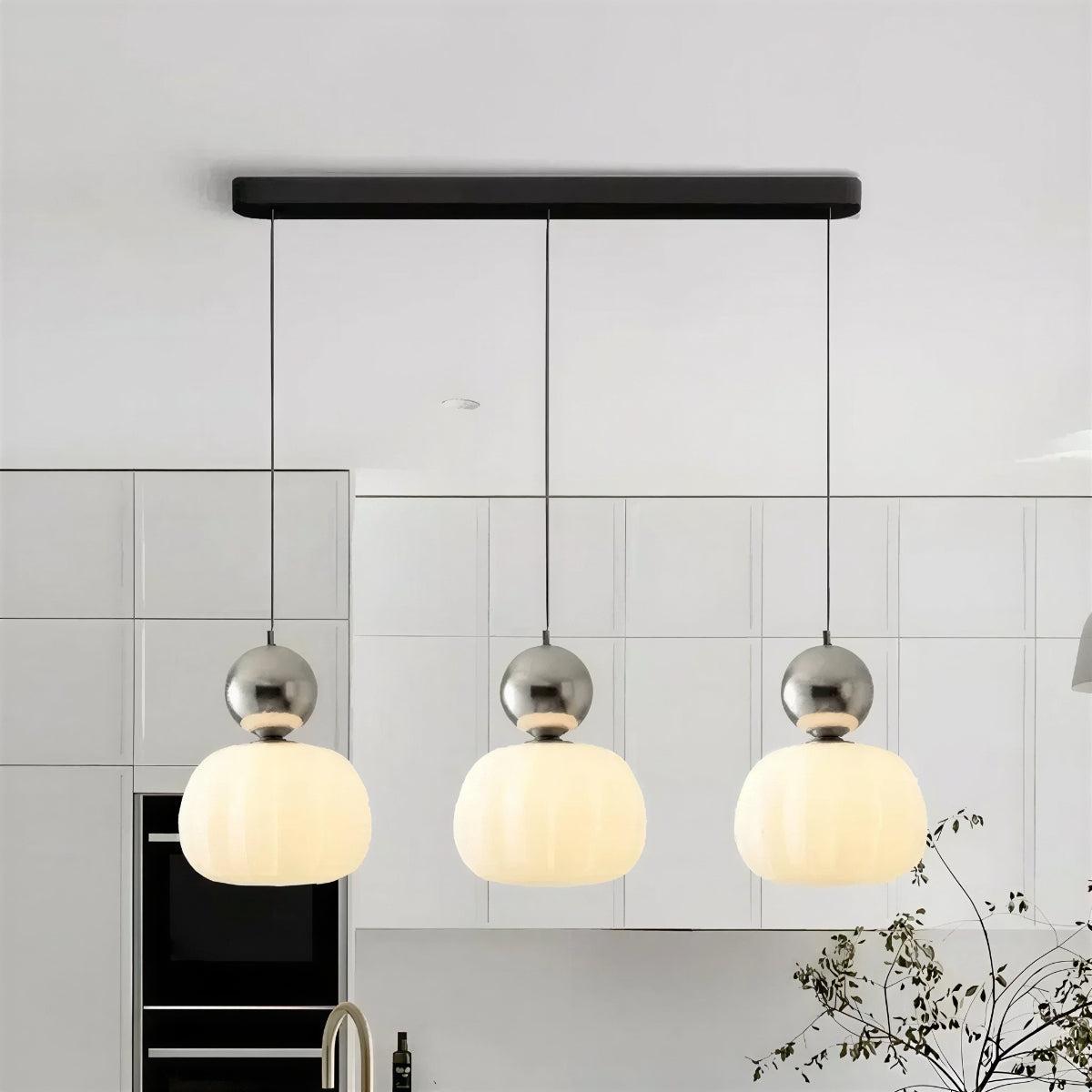 Art Deco Pendant Lighting With Sculpted Shade Design